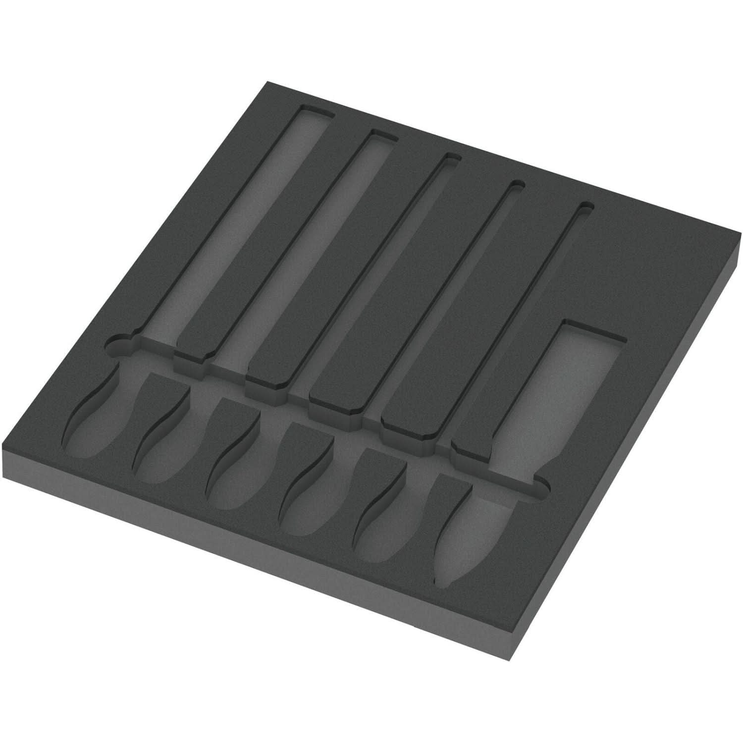 Wera 9883 Foam Insert Pferd File Set 1, Empty, 344x30x392-mm.