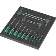 Wera 9712 Foam Insert Torx Hf Screwdriver Set 1, 14-Pieces