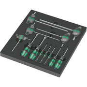 Wera 9713 Foam Insert Hex Screwdriver Set 1, 12-Pieces