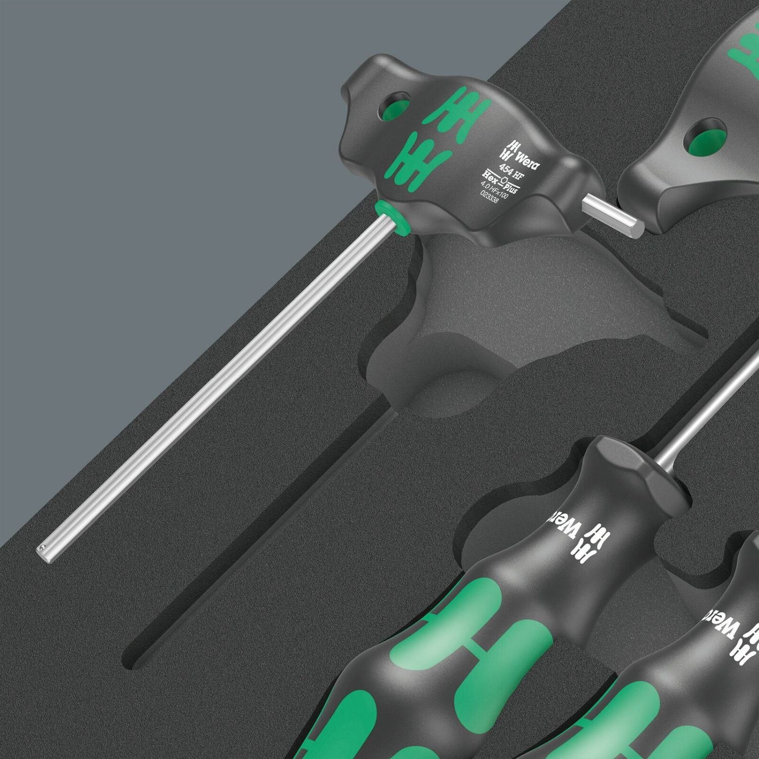 Wera 9713 Foam Insert Hex Screwdriver Set 1, 12-Pieces