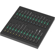 Wera 9715 Foam Insert Kraftform Micro Screwdriver Set 1, 24-Pieces