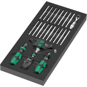 Wera 9752 Foam Insert Kraftform Kompakt With Ratchet Functionality Set 1, 24-Pieces
