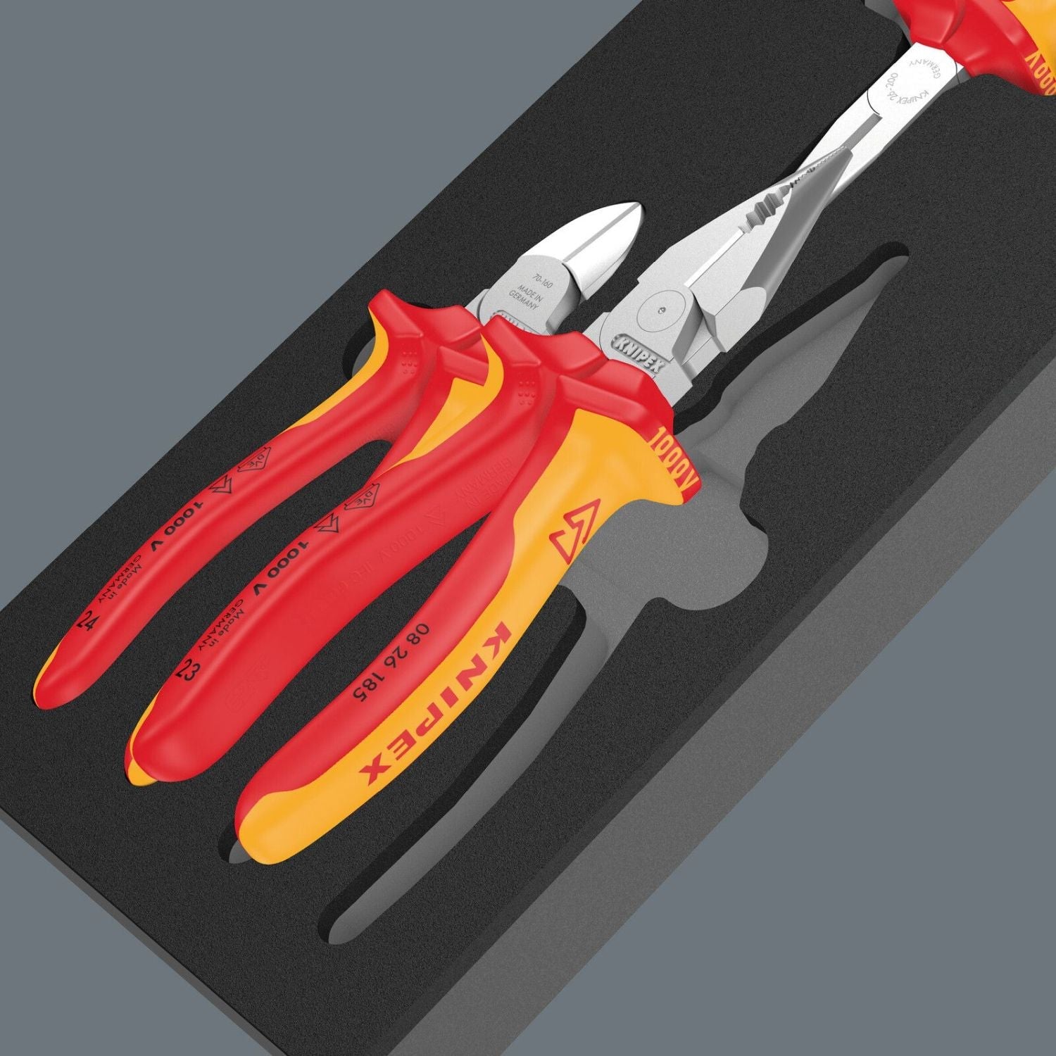 Wera 9784 Foam Insert Knipex Pliers Set VDE 1, 3-Pieces