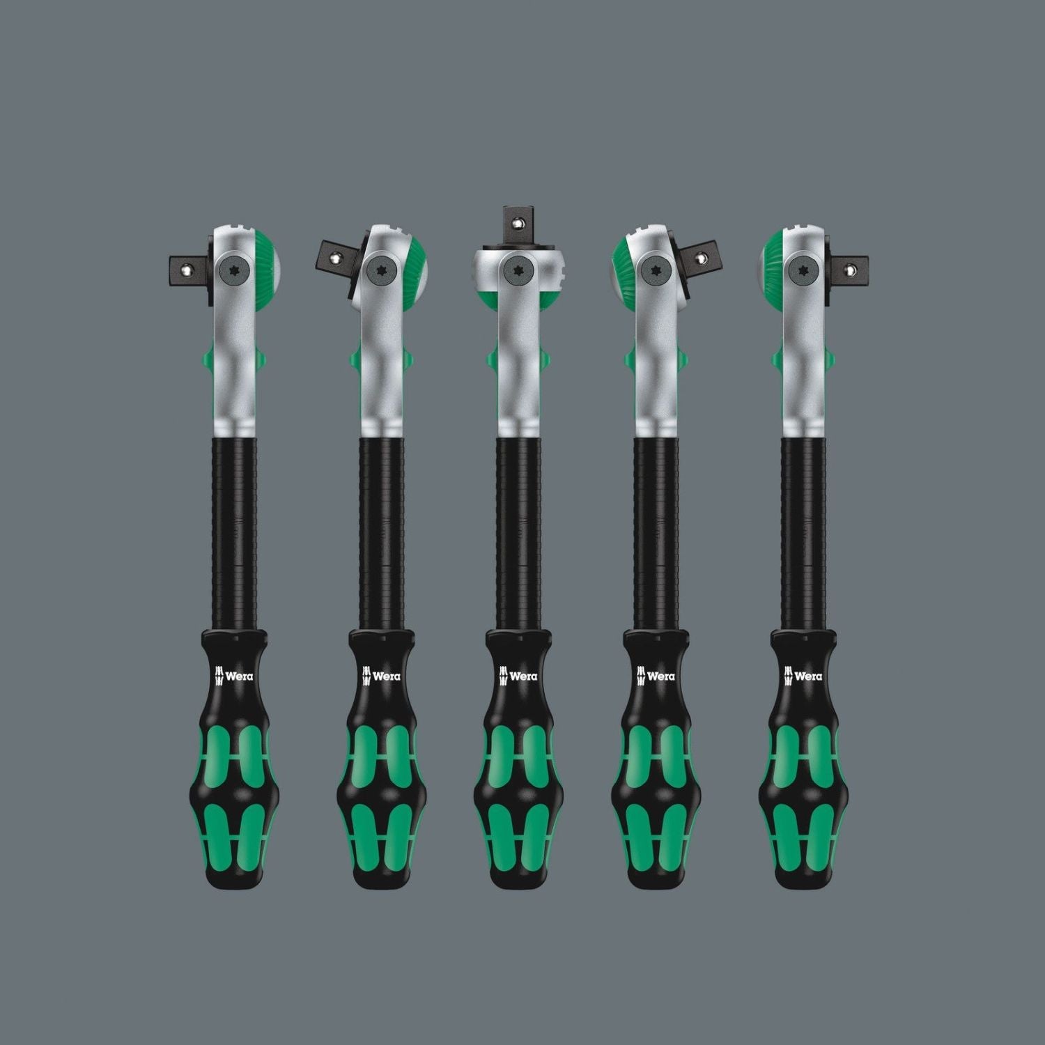 Wera 8100 Sa/Sc 2 Zyklop Speed Ratchet Set, 1/4-in. Drive And 1/2-in. Drive, Metric, 43-Pieces