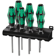 Wera 367/7 Torx Hf Kraftform Plus Screwdriver Set With Holding Function And Rack, 7-Pieces