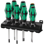 Wera 335/350/367/7 Rack Screwdriver Set Kraftform Plus Lasertip And Rack, 7-Pieces