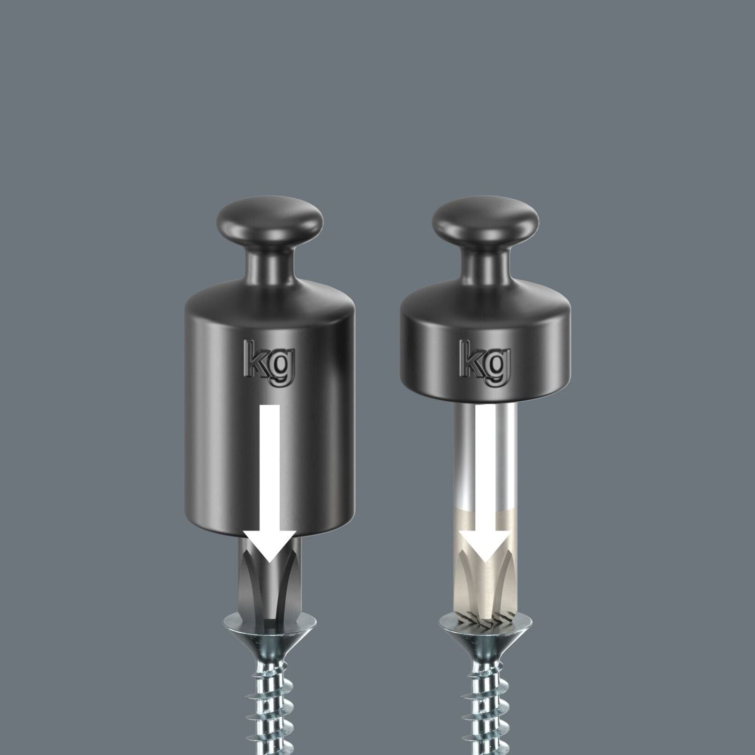 Wera 335/350/355/4 Screwdriver Set Kraftform Plus Lasertip 200-mm.-Long Blades, 4-Pieces