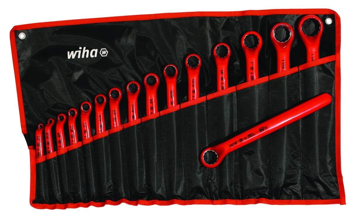 Wiha 21093 Insulated Deep Offset Wrench 16 Piece Metric Set