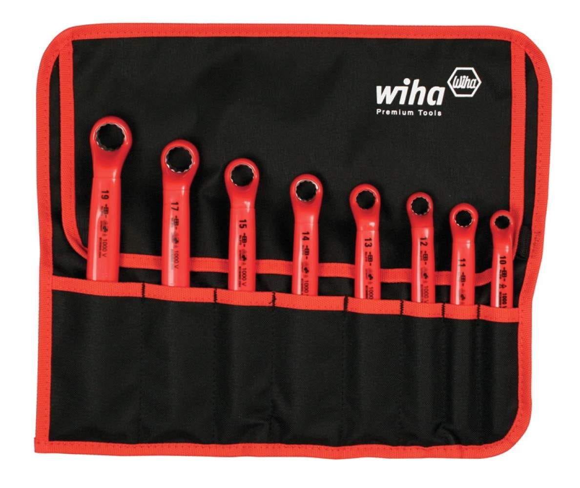 Wiha 21095 Insulated Deep Offset Wrench 8 Piece Metric Set