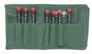 Wiha 26093 PicoFinish Precision Slotted Screwdrivers 8 Piece Set in Canvas Pouch