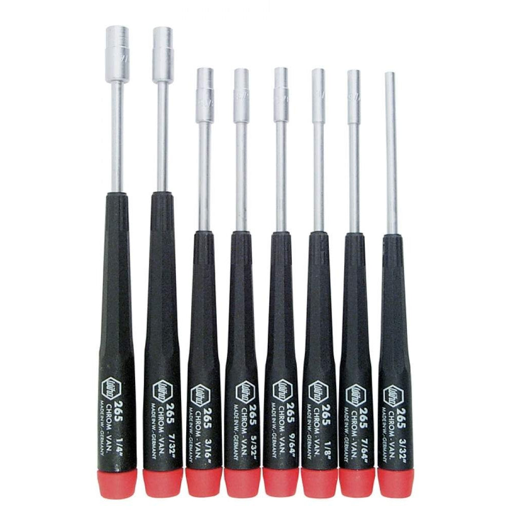 Wiha 26591 Precision Inch Nut Driver 8 Piece Set