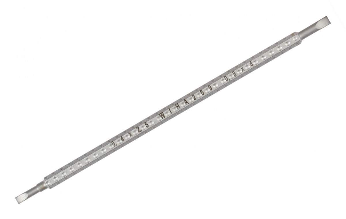 Wiha 26959 Sys 4 Slotted Drive-Loc Blade 2.0 x 3.5