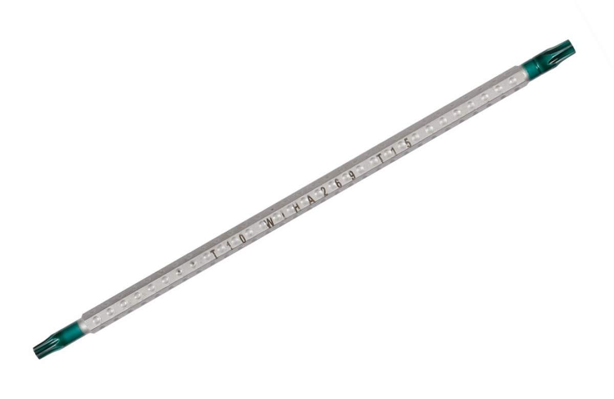 Wiha 26977 Sys 4 Drive-Loc Blade Torx T1 x T2