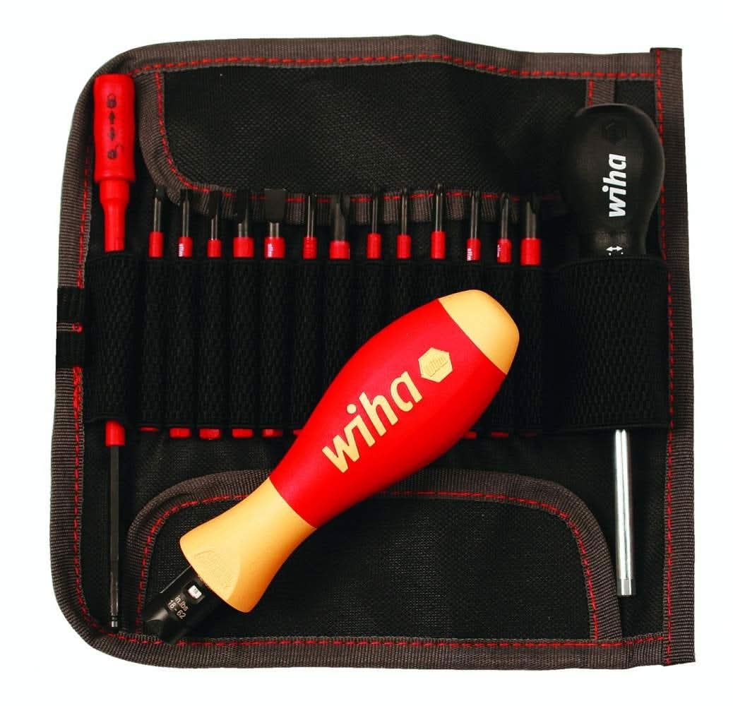 Wiha 28792 Insulated TorqueControl with SlimLine Blades 16 Piece Set