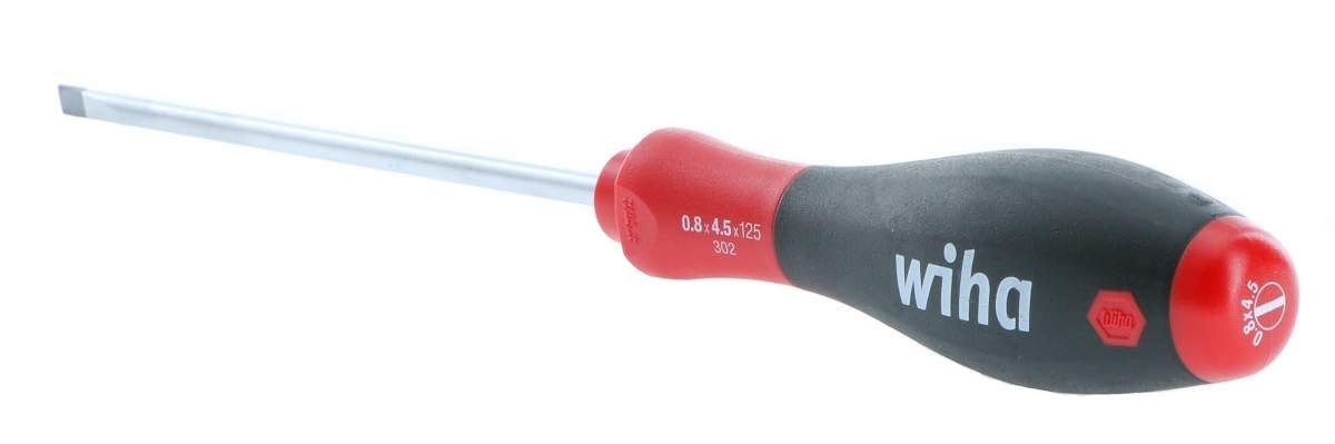 Wiha 30211 SoftFinish Slotted Driver 4.5 x 125mm