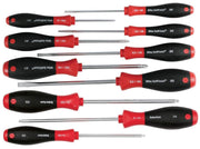 Wiha 30290 SoftFinish Slotted/Phillips/Square Screwdriver 10 Piece Set