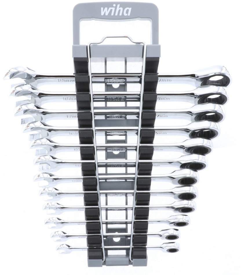 Wiha 30391 Combination Metric Ratchet Wrenches 12 Piece Set