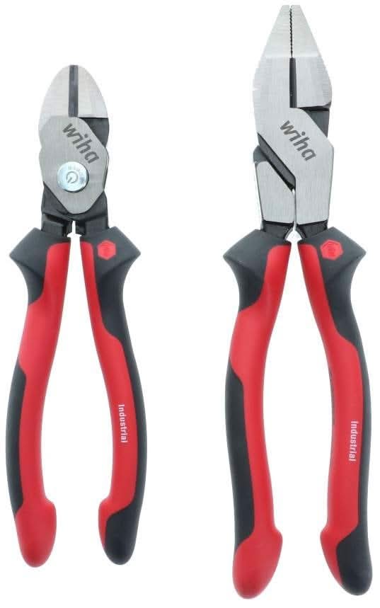 Wiha 30963 Industrial Pliers SoftGrip 2 Piece