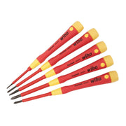 Wiha 32085 Insulated PicoFinish Slotted/Phillips 5 Piece Set