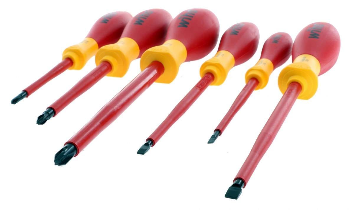 Wiha 32092 Insulated Slotted/Phillips Screwdrivers 6 Piece Set