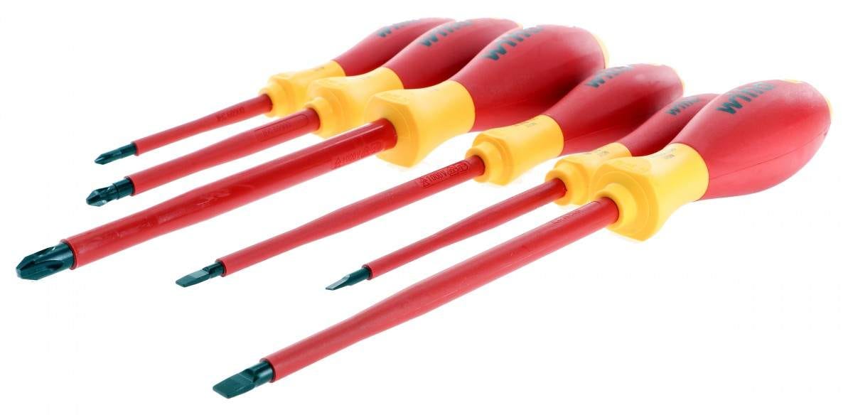 Wiha 32092 Insulated Slotted/Phillips Screwdrivers 6 Piece Set