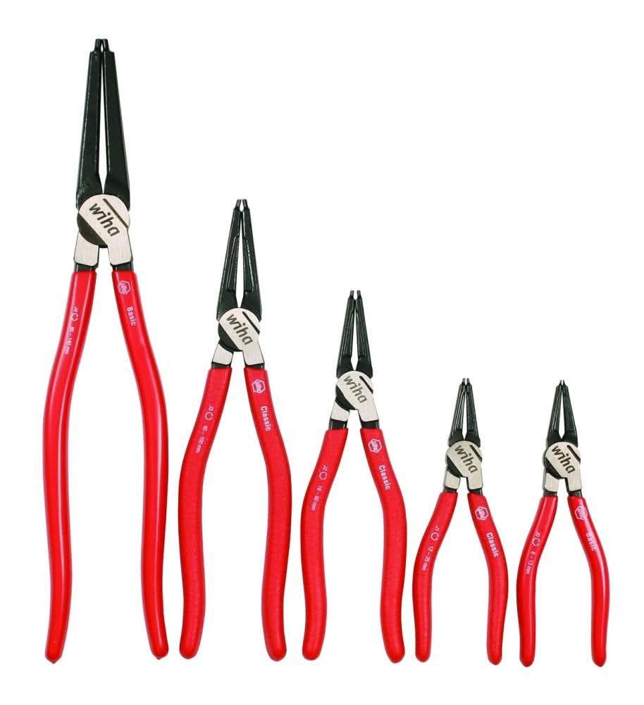Wiha 32626 Straight Internal Ring Pliers 5 Piece Set