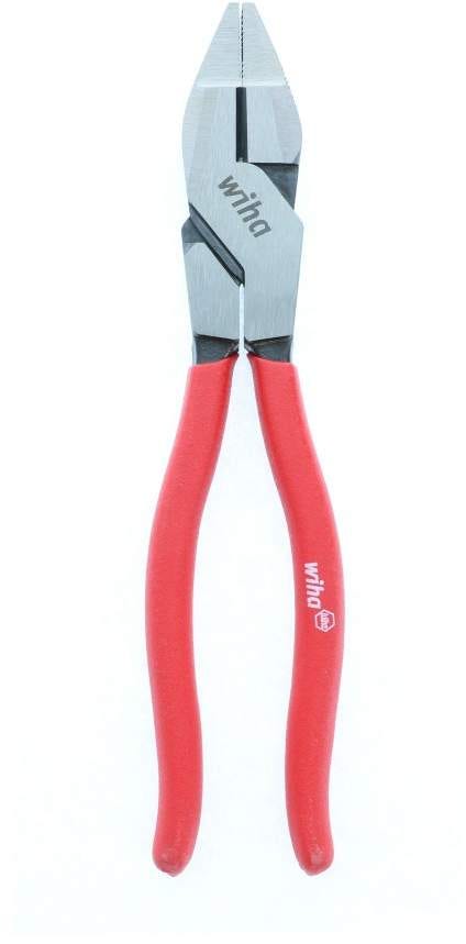 Wiha 32631 Lineman's Pliers. 9.5", High Leverage NE Style, Textured Soft Grips