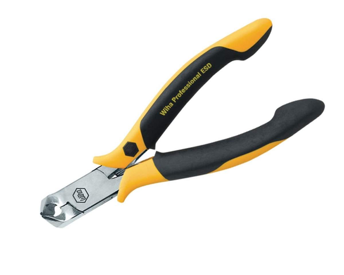 Wiha 32724 ESD Safe Precision Oblique Angled 29&deg; Cutters Full Flush
