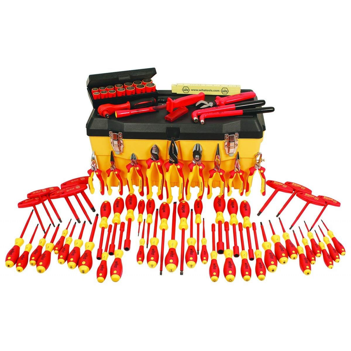 Wiha 32877 Insulated Electrician 80 Piece Set