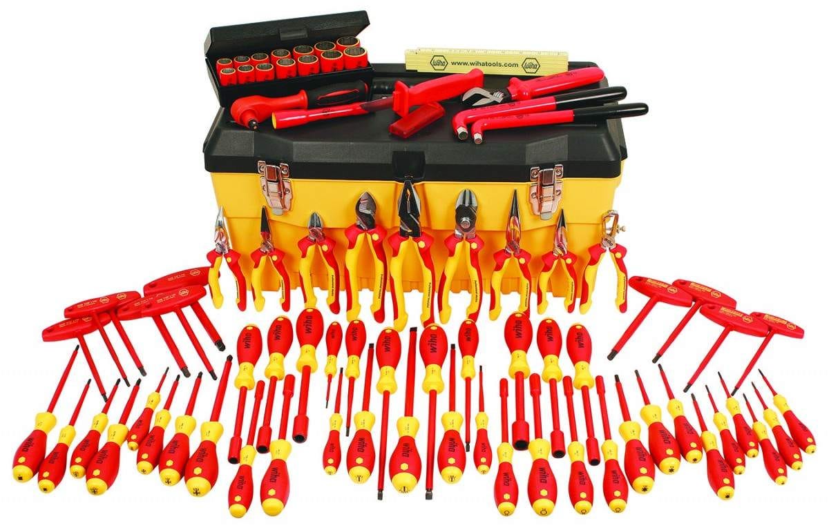 Wiha 32877 Insulated Electrician 80 Piece Set