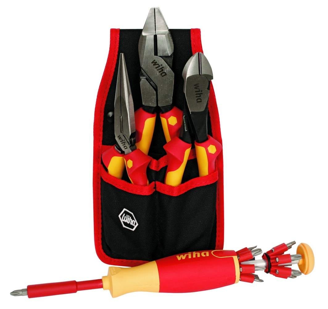 Wiha 32990 Insulated Pliers Cutters and Pop-Up Set