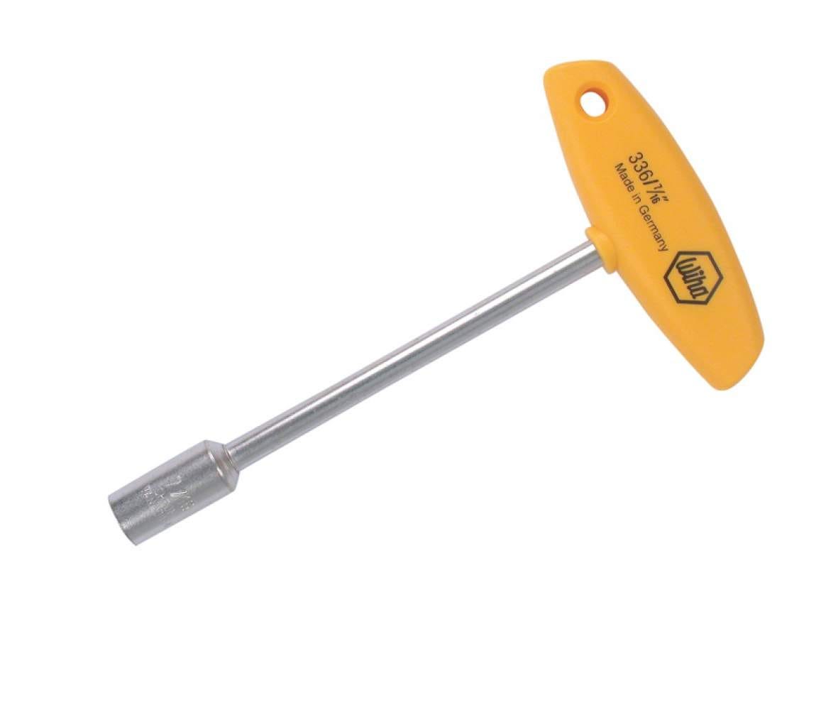 Wiha 33653 T-Handle Nut Driver 3/16 x 6.0"