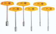 Wiha 33690 T-Handle Nut Driver Inch 6 Piece Set