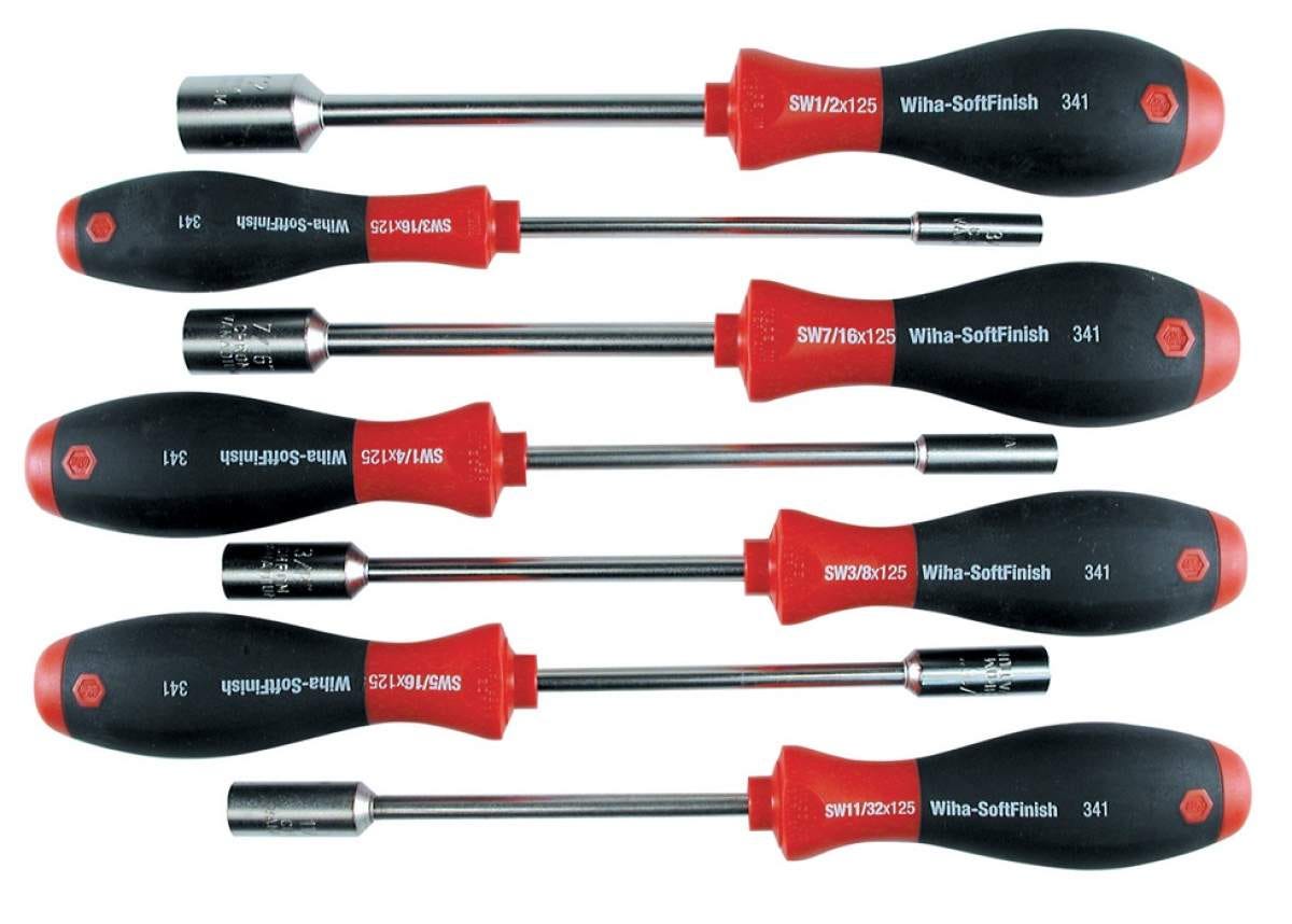 Wiha 34193 SoftFinish Nut Driver Inch 7 Piece Set – Tool Nut