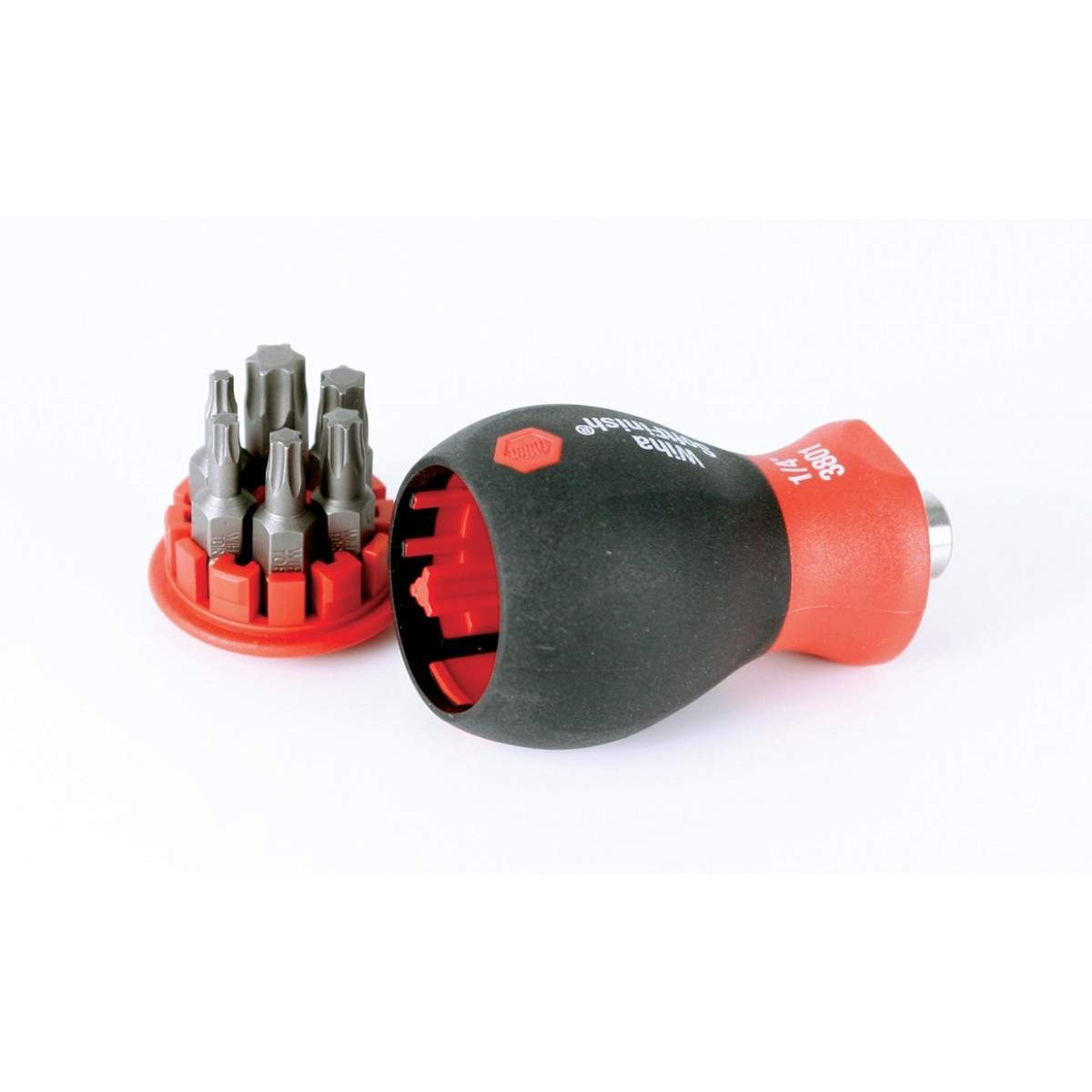 Wiha 38045 6-in-1 Stubby Bit Holder Torx Set