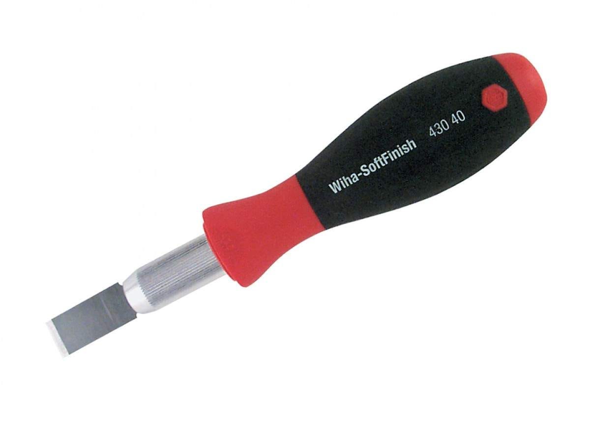 Wiha 43090 Universal Razor Edged Scraper SoftFinish Handle with Replacement Blades