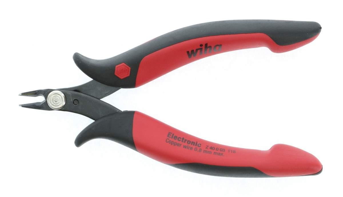 Wiha 56812 Electronic Diagonal Cutters Full Flush Narrow Shape