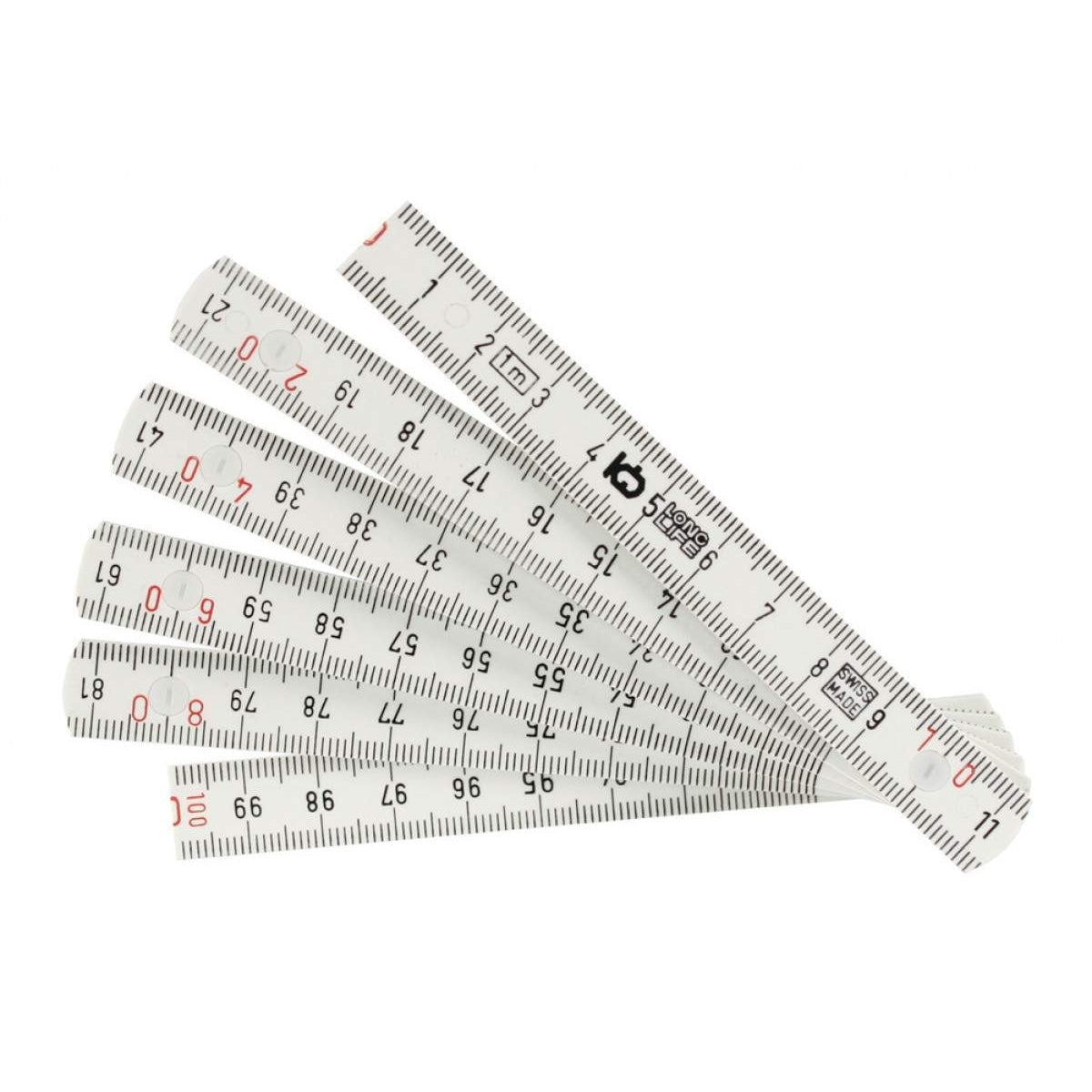 Wiha 61601 MaxiFlex Folding Ruler Inch/Metric Inside Reading