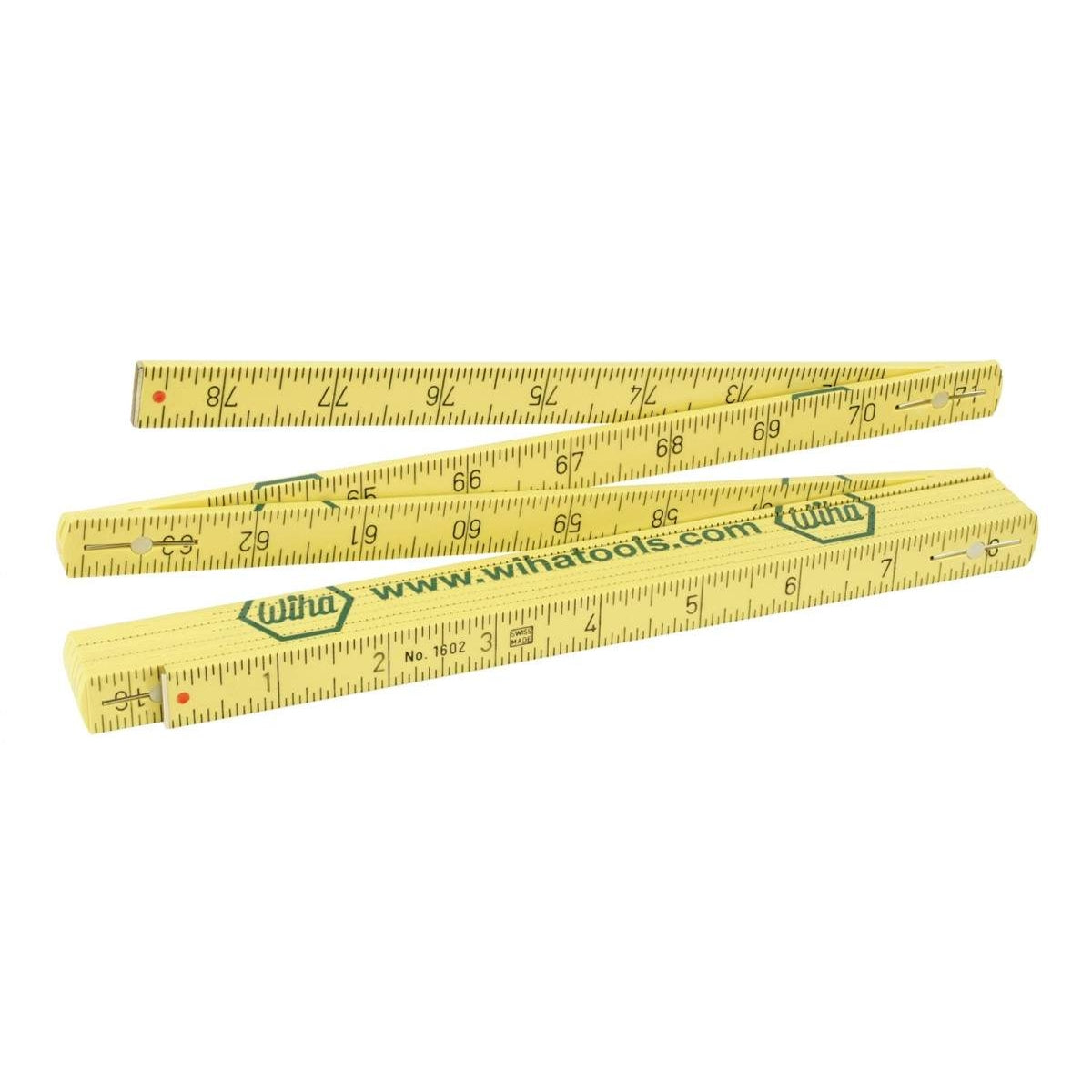 Wiha 61662 MaxiFlex Folding Ruler Combination Metric/Inch