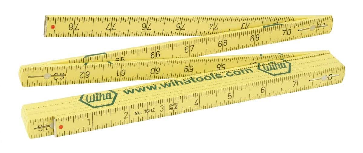 Wiha 61662 MaxiFlex Folding Ruler Combination Metric/Inch