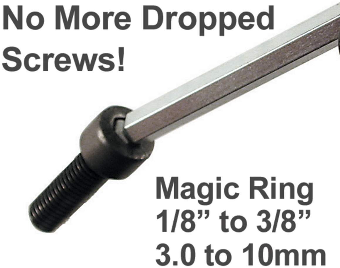 Wiha 66992 MagicRing Screw Holding Ball Hex Inch and Metric L-Key Set in ErgoStar holder