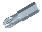 Wiha 71201 PoziDriv Insert Bit #1 x 25mm - 10 PACK