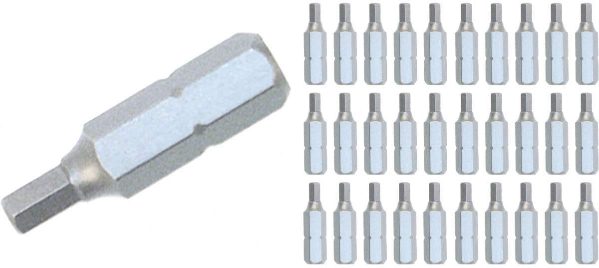 Wiha 72586 Hex Contractor Insert Bit 5.0mm 30-Piece