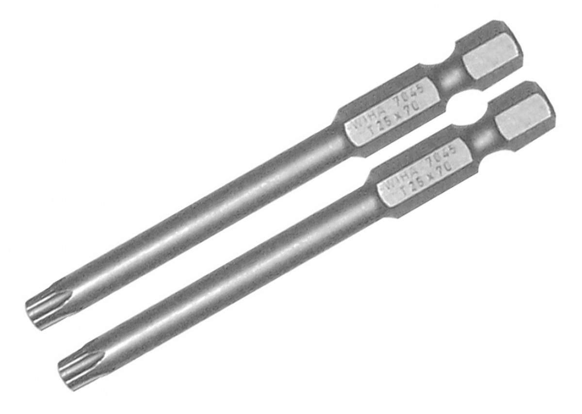 Wiha 73944 Torx Power Bit T27 x 70mm 2PK