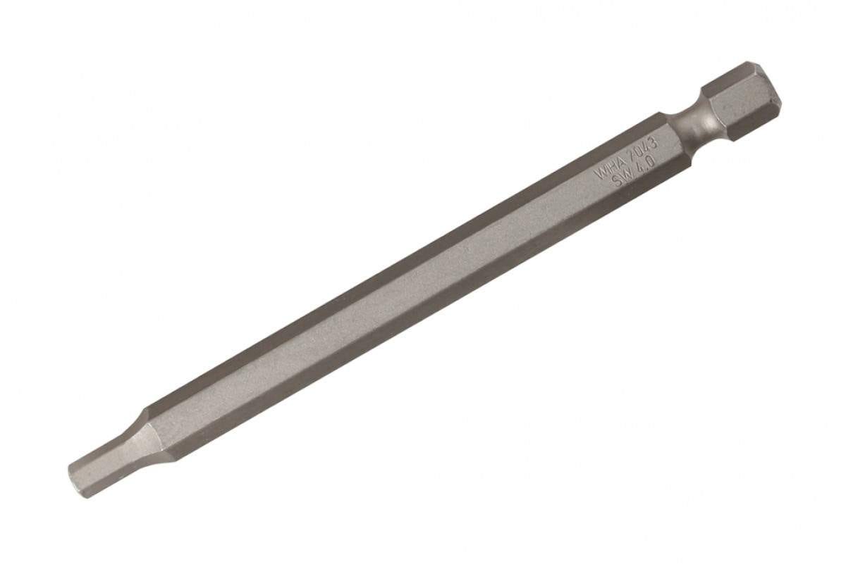 Wiha 74337 Hex Metric Power Bit 6.0 x 90mm