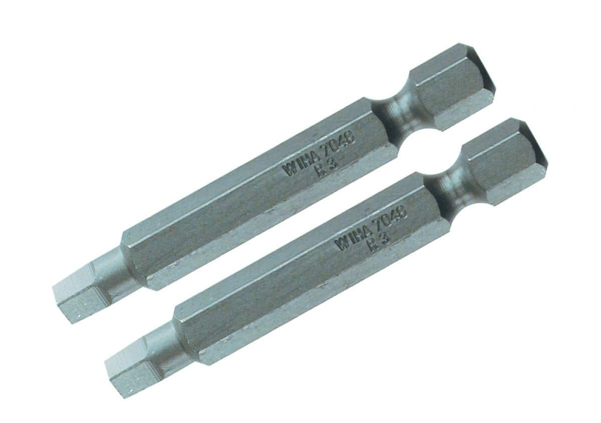Wiha 74860 Square Power Bit #1 x 50mm 2Pk