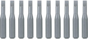 Wiha 75606 System 4 10 Pack Slotted Micro Bits 2.0 x 28mm