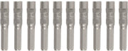 Wiha 75654 System 4 10 Pack Metric Nut Setters 4mm Micro Bits 3.0mm x 30mm