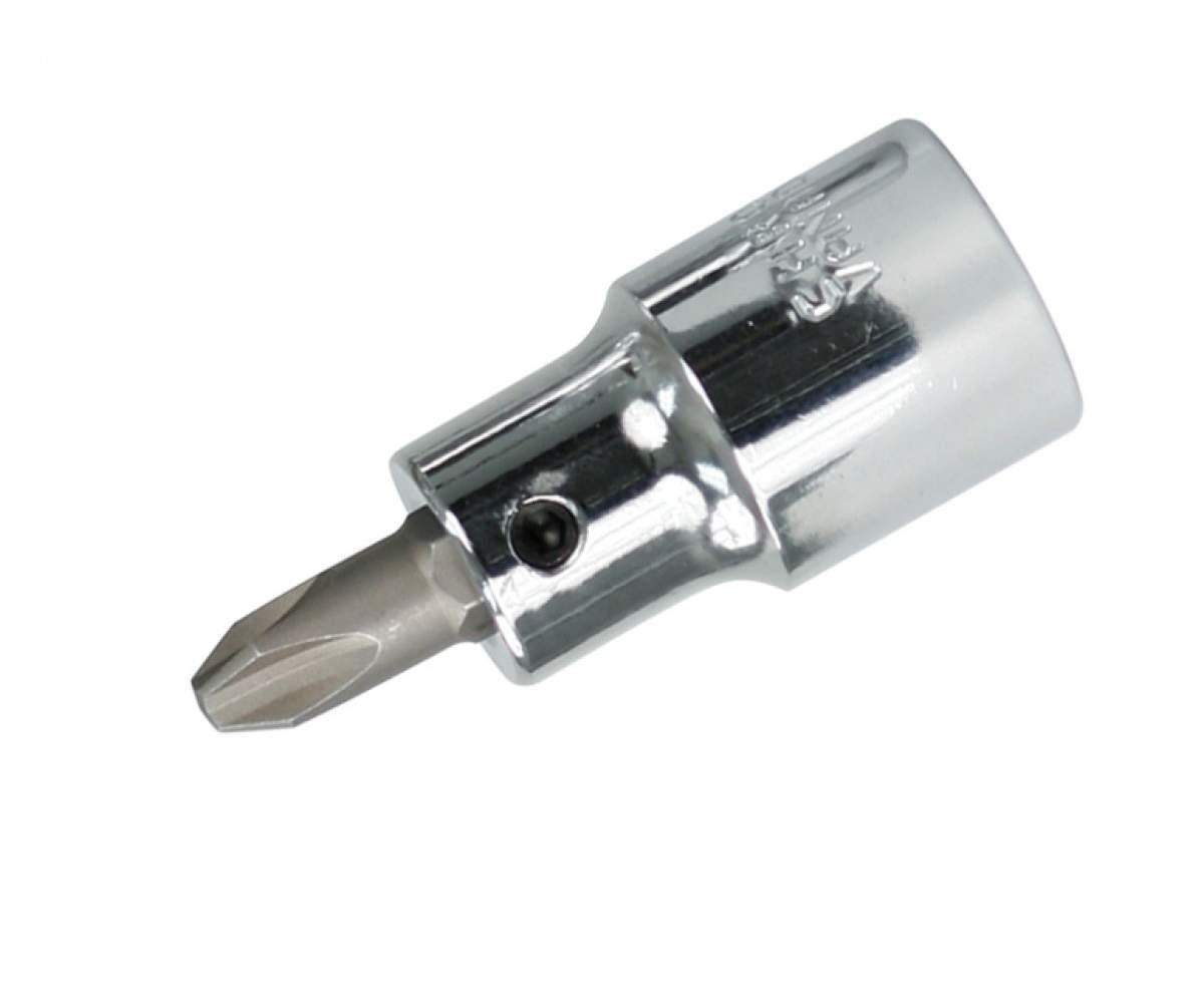 Wiha 76423 Phillips Bit Socket 1/2" Square Drive #3