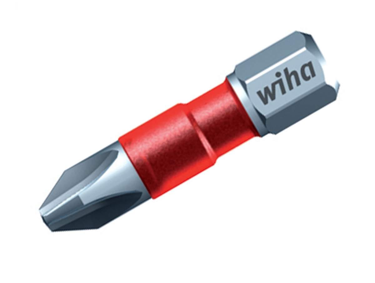 Wiha Phillips Terminator Impact Insert Bit, 10-Pack